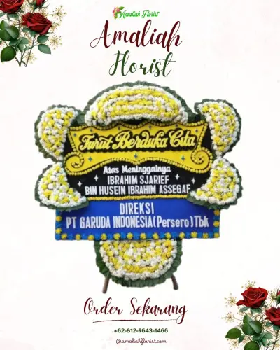 Papan Bunga Duka di Tibubeneng