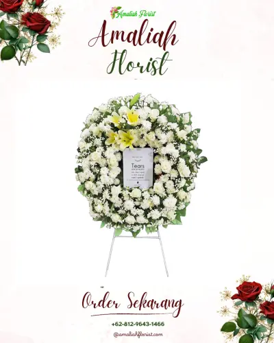 Krans Bunga Duka Cita di Tibubeneng